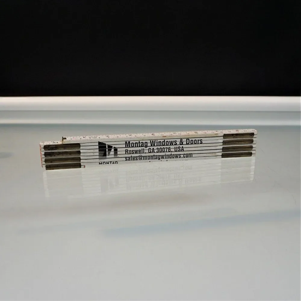 Vintage Montag Windows And Doors Advertising Folding Ruler